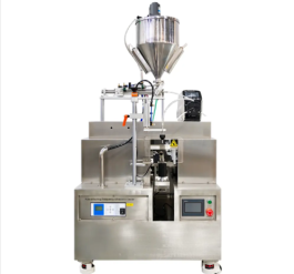 HX-002 Máy chiết rót dầu dạng kem lỏng mỹ phẩm với công tắc 2 bơm