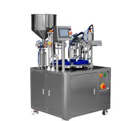 Máy chiết rót và đóng nắp chai bán tự động HX-006FC